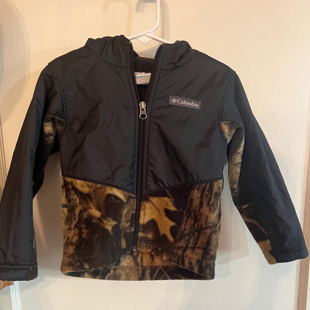 3t boys Columbia steens overlay hooded jacket